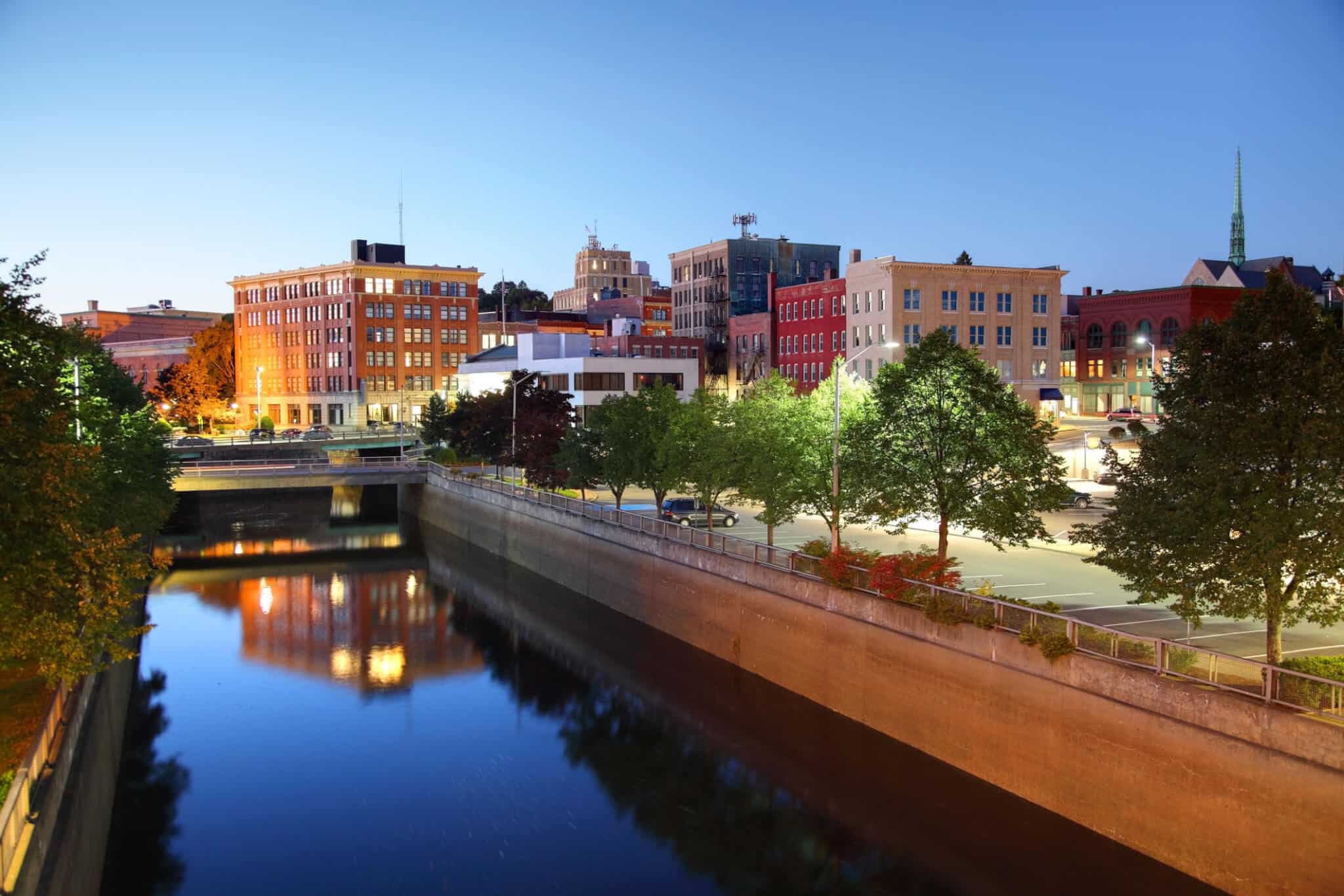 River through city of Bangor