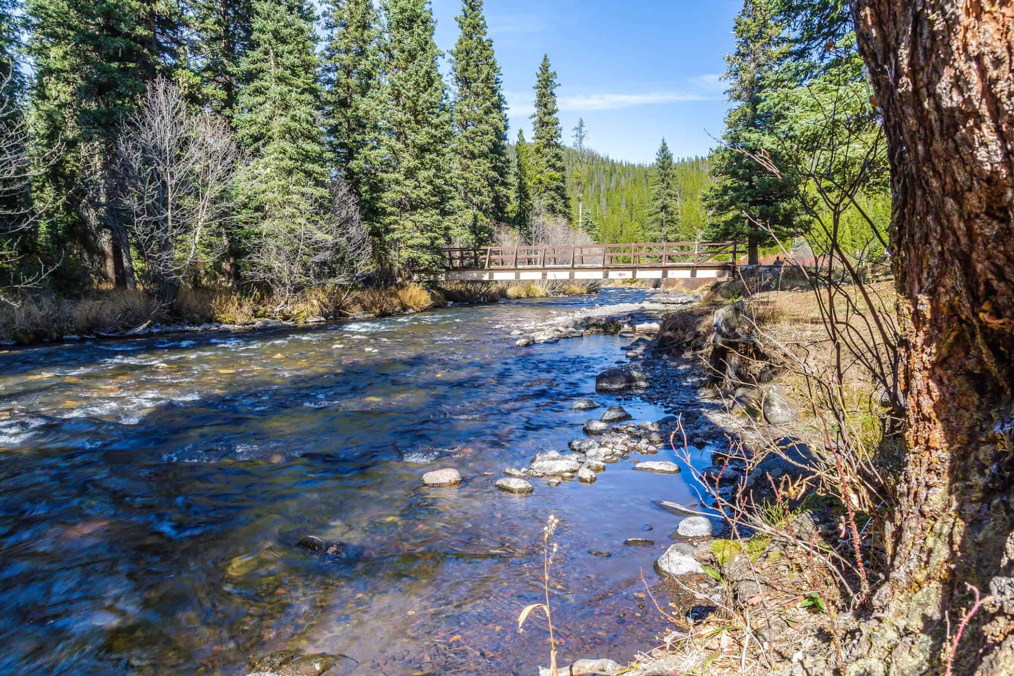 Hyalite Creek running through Hyalite Canyon near Bozeman, Montana