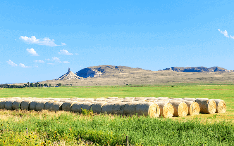 Chimney Rock in Nebraska